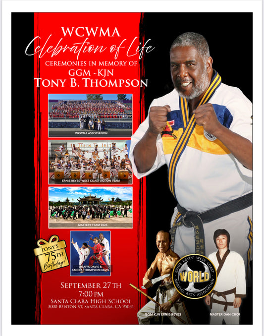 GGM KJN TONY THOMPSON CELEBRATION OF LIFE CONTRIBUTION