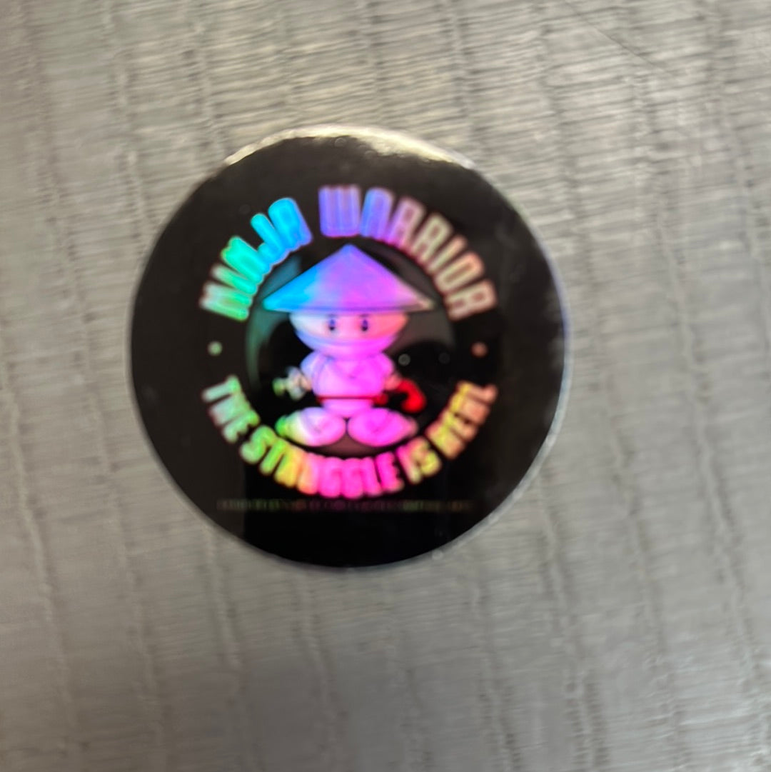 Holographic Struggle is Real Sticker